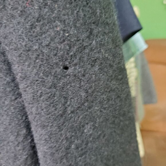 Boos Vintage Austrian Black Boiled Wool Jacket Size 38 - Picture 7 of 7